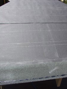 Snap 2 vertical chalk lines at 165mm apart