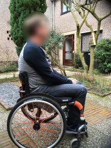 Clinical Case Vicair in wheelchair side
