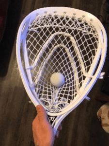 ECD Semi-soft mesh on a Warrior Nemi, right after stringing. ECD Semi-Soft