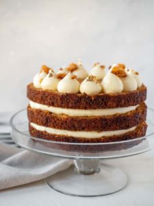 carrot pineapple cake light cream cheese frosting