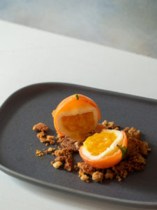 Mandarin and Mango petit gateaux