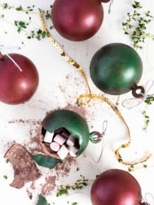 Christmas Bauble Hot Chocolate Bombs