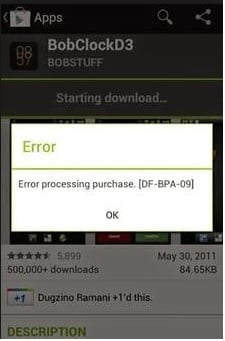How to fix Google play store error df-bpa-09 6 How to fix Google play store error df-bpa-09