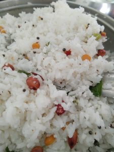 Coconut Rice is ready to serve