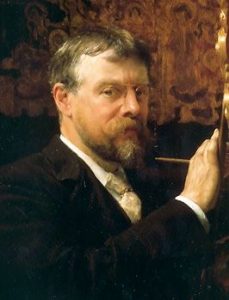 in de spotlights- Lourens Alma Tadema zelfportret