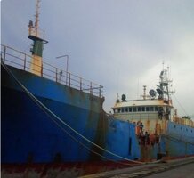 Kapal FV. Viking yang akan ditenggelamkan di Pangandaran, Jabar, Senin (14/3) ini, karena terlibat illegal fishing.