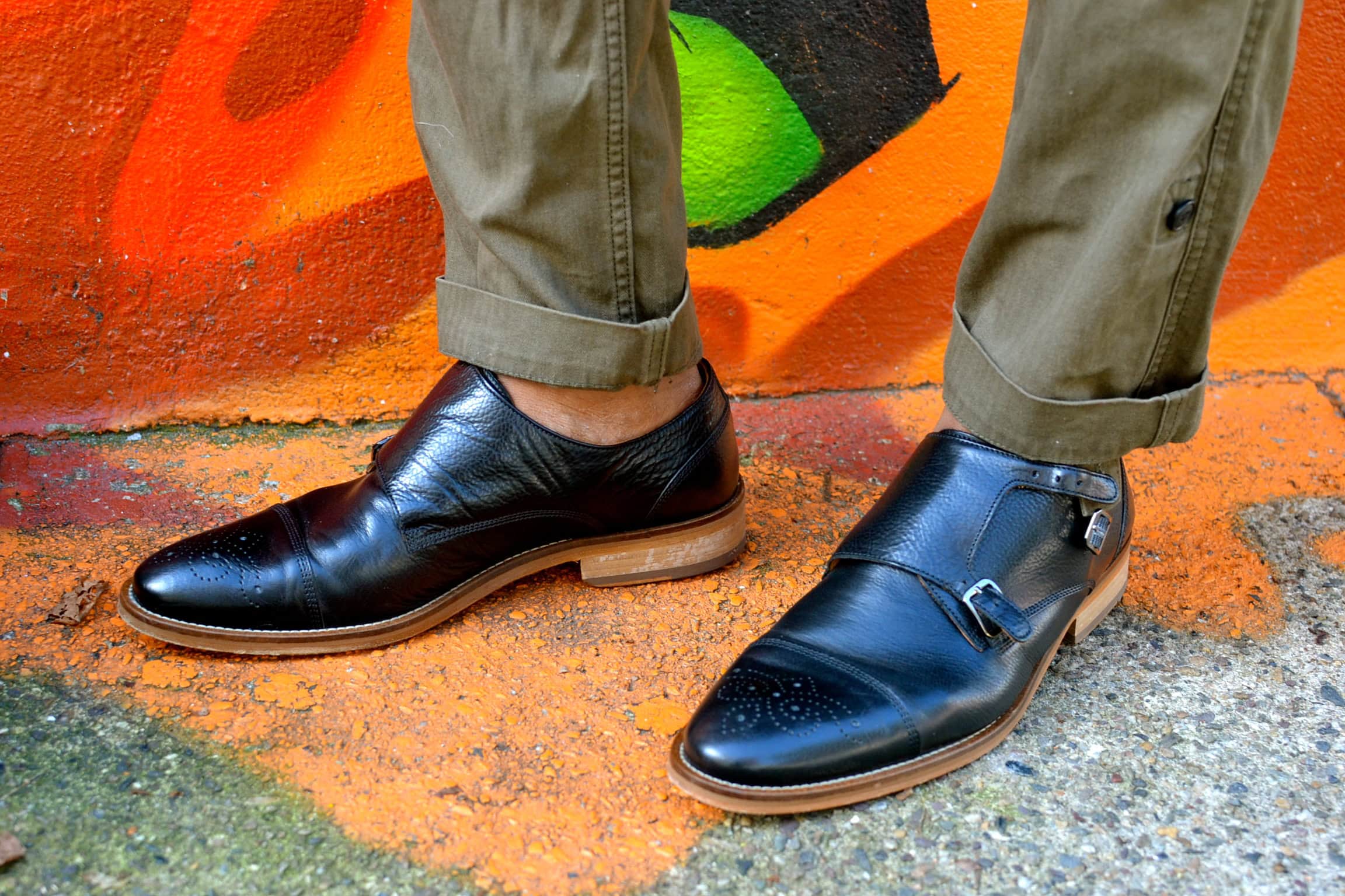 johnston and murphy single monk strap