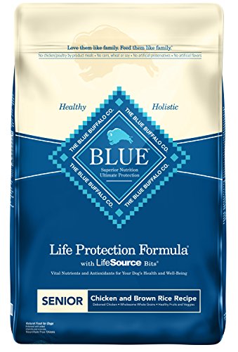 blue buffalo life protection formula senior with lifesource bits chicken brown rice