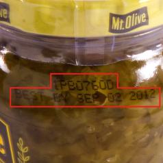 Mt Olive Pickles Product Code Location
