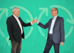 Bild (v.l.n.r.): Konrad Scheiber (CEO, Quality Austria), Felix Müller (CEO, SQS) ©pexels.com/FWStudio/Quality Austria/SQS