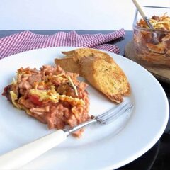 Sausage Pasta Bake; gluten and dairy free 6