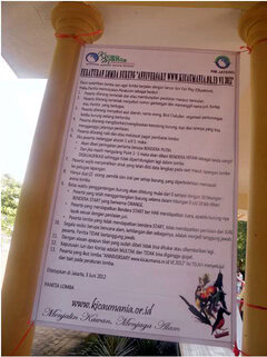 Peraruran Lomba KM di HUT KM VI di Ungaran, Jateng Juni 2012
