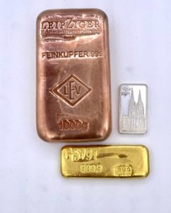Goldbarren Ankauf - Jetzt Goldbarren verkaufen zum hohen Ankauf Preis 8 Barren verkaufen