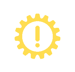 The Automatic Transmission Malfunction symbol is shown on Volkswagen Check Engine Lights.