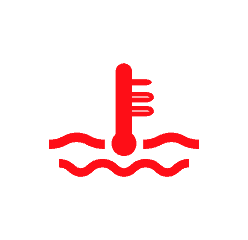 The Coolant Level symbol is shown on Volkswagen Check Engine Lights.