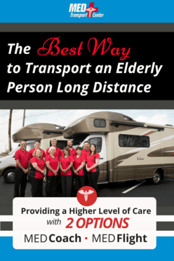 The Best Way to Transport Elderly Long Distance