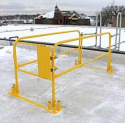 Gate & Guardrail Kit for Roof Ladder (LadderGuard) Gate & Guardrail Kit for Roof Ladder (LadderGuard)