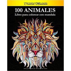 100-Animal-Mandalas-Para-Colorear-arteterapia-libro-gatos