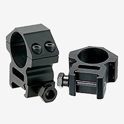 AccuShot Weaver Profile two-piece 1-inch rings. AccuShot Weaver Profile two-piece 1-inch rings.