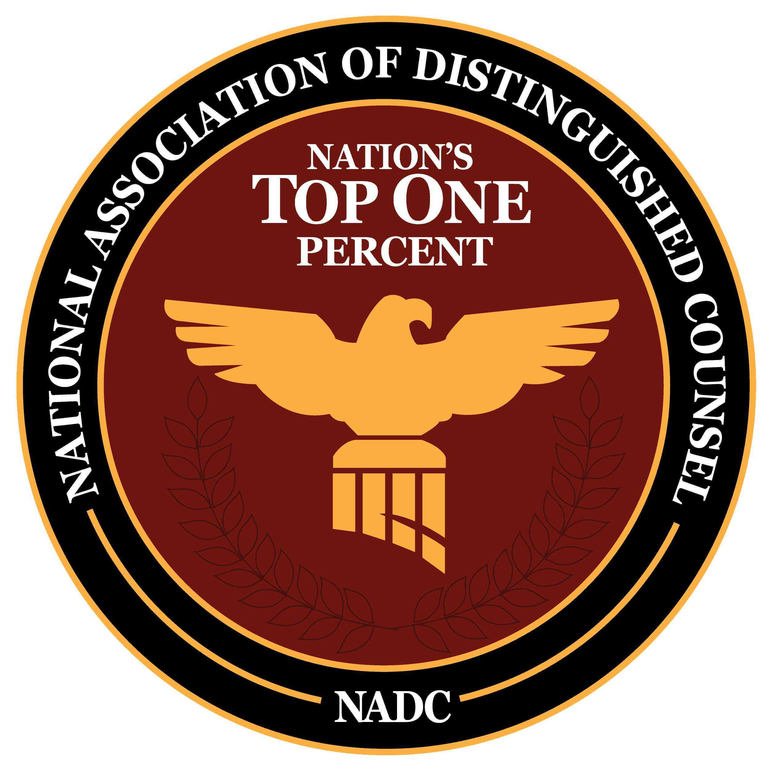 NADC-logo National Association of Distinguished Counsel - NADC Logo - Nation's Top One Percent
