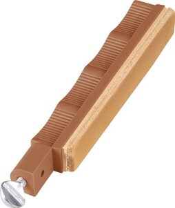 Lansky leather stropping polishing hone finish sharp edge for ultimate cutting chopping ability