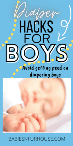 Diaper changing hacks for boys