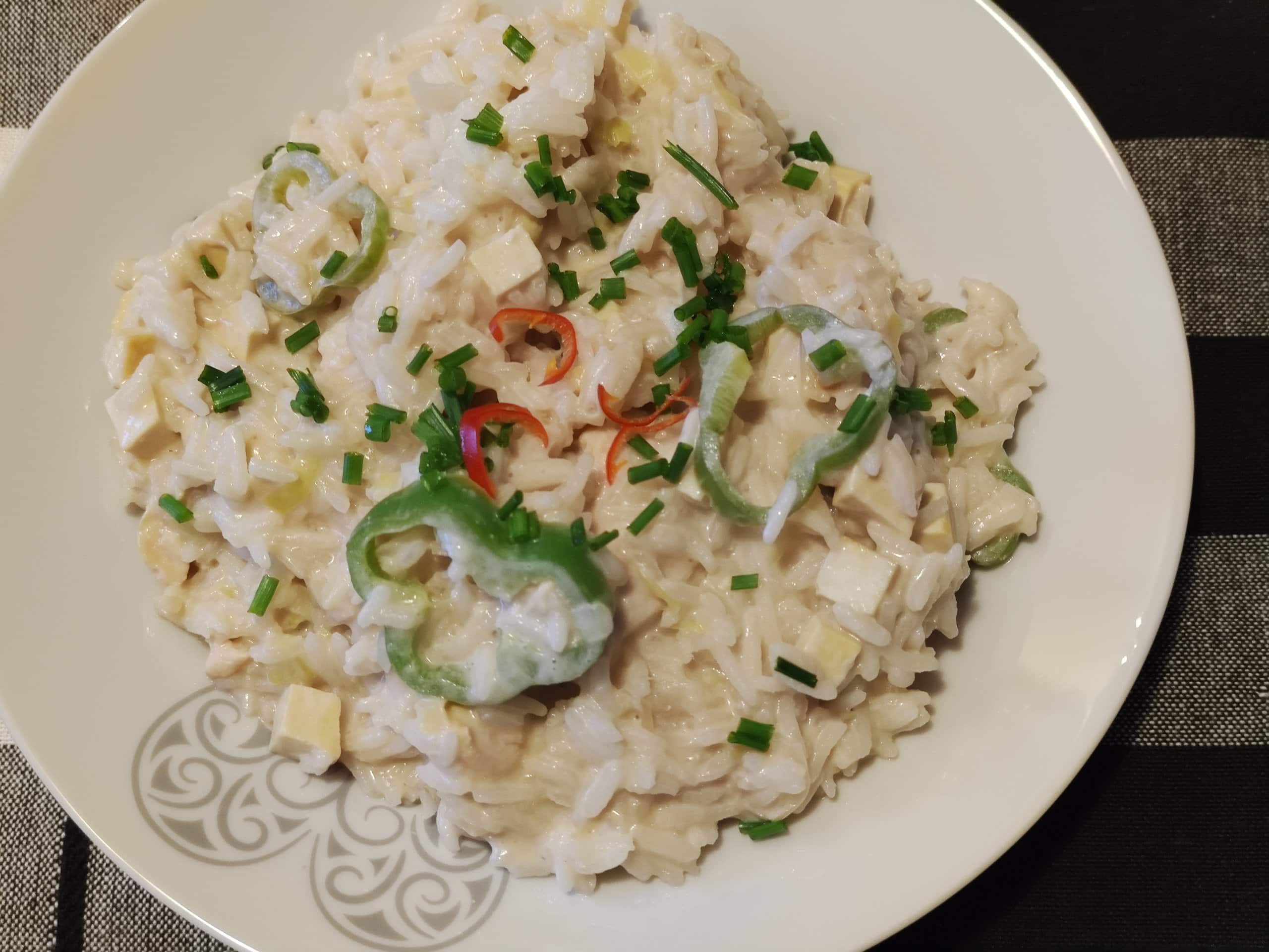 photo de Risotto au tofu