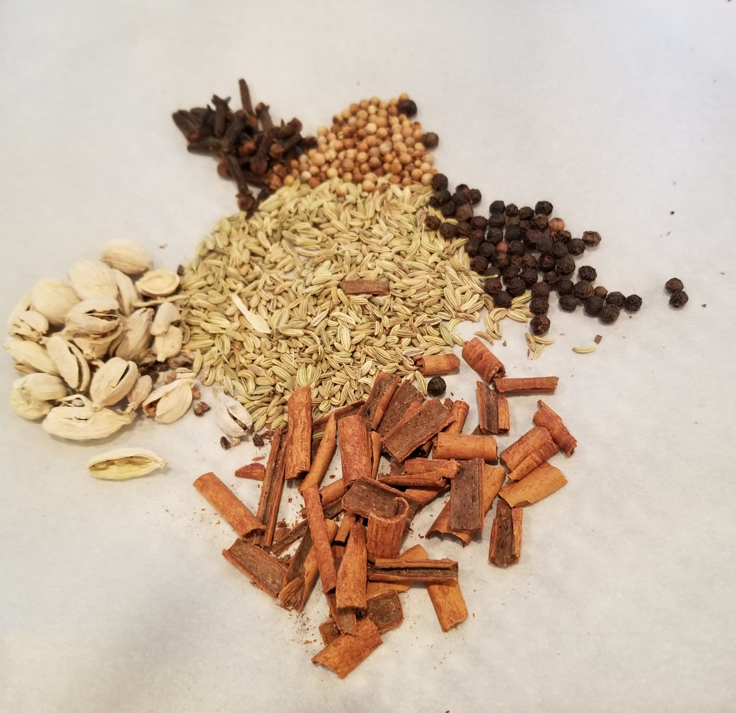 whole herbs used in chai tea recipe