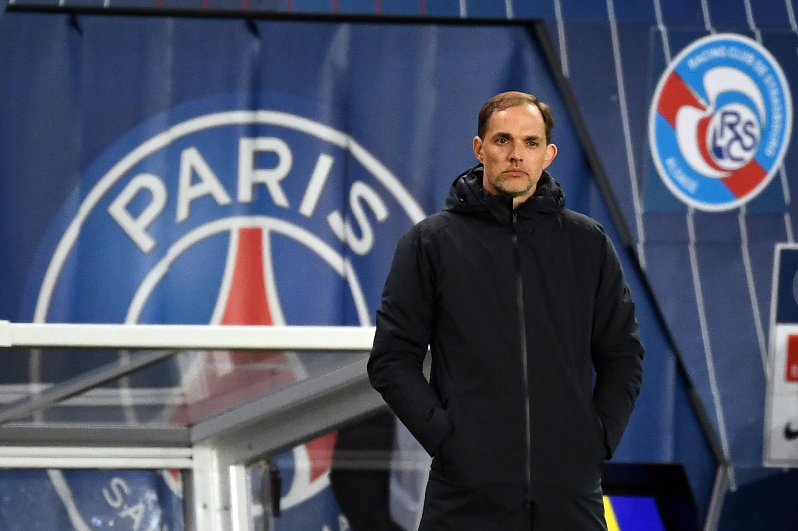 Paris Saint-Germain's German coach Thomas Tuchel has worked with Dembele at Dortmund (Photo credit should read FRANCK FIFE/AFP/Getty Images)