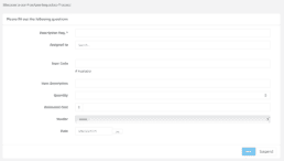 Purchase Requisition form automation