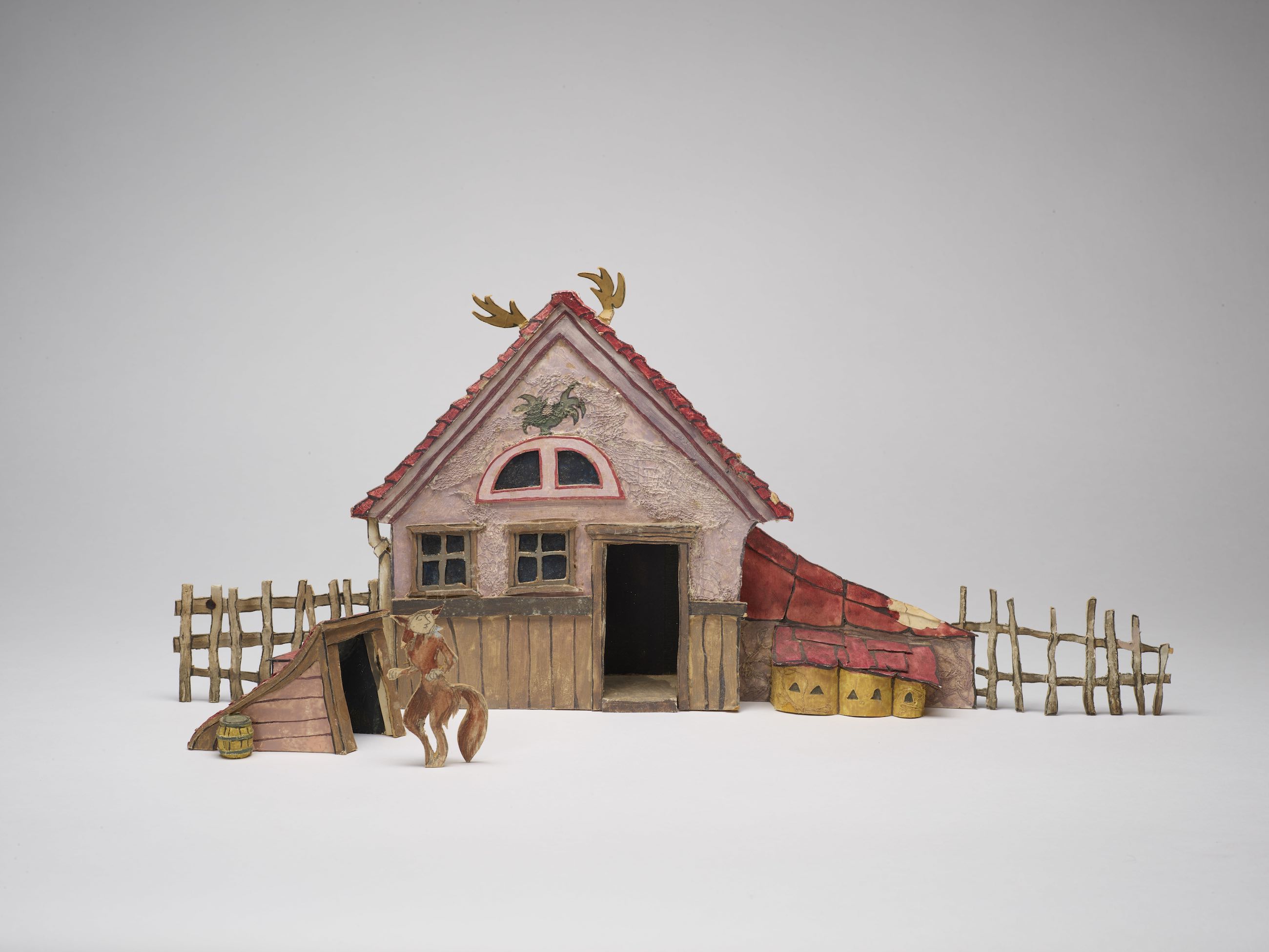 Sendak, Maurice, Model of stage set for the forester's farmyard (The Cunning Little Vixen)