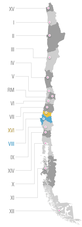 mapa de Chile