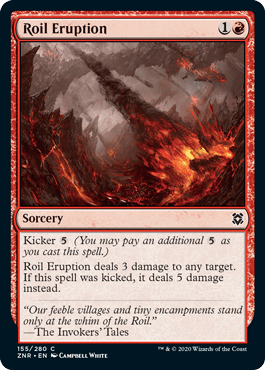 Roil Eruption Zendikar Rising Draft Guide