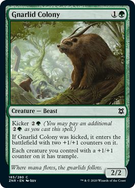 Gnarlid Colony Zendikar Rising Draft Guide
