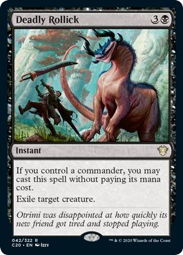 Deadly Rollick Best Zero Mana Free Commander Cards