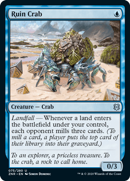How to Draft a Mill Deck Zendikar Rising Ruin Crab