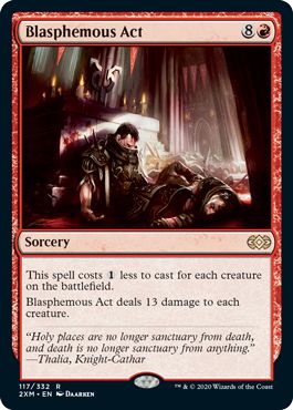 Blasphemous Act Double Masters Best Commander Reprints