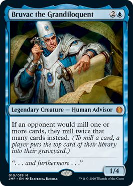 Bruvac the Grandiloquent Top 10 Jumpstart Commanders Mill