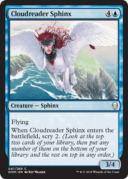 Cloudreader Sphinx Win Dominaria Draft Guide