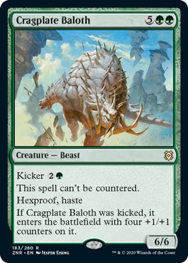 Cragplate Baloth Top 10 Zendikar Rising Commander Cards