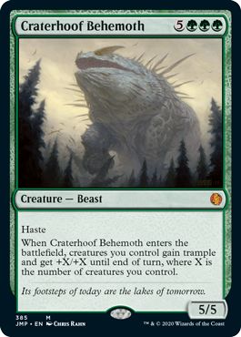 Craterhoof Behemoth Jumpstart