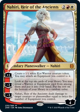 Nahiri, Heir of the Ancients Best Commander Cards Zendikar Rising