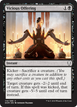 Vicious Offering WIN MTGA Draft Dominaria