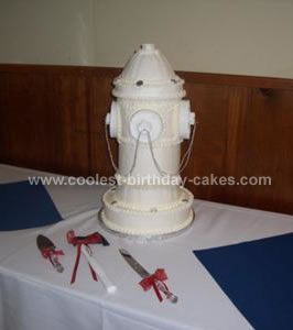 Coolest Fire Hydrant Wedding Cake