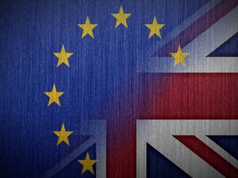 UK Brexit Flags