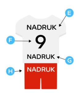 Stroje sportowe z nadrukiem