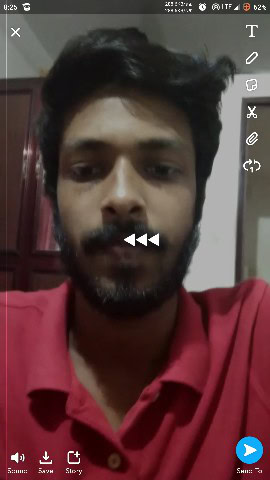 how to get the reverse filter on snapchat