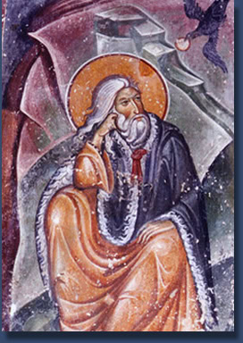 gavran hrani proroka iliju - manastir moraca