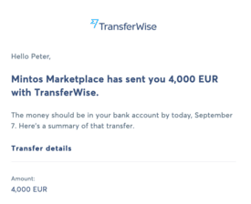 Mintos transfer