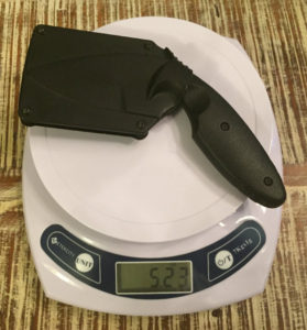 KA-BAR TDI law enforcement sheath full weight